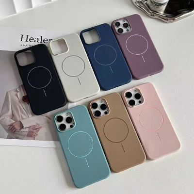 Frosted magnetic mobile phone case
